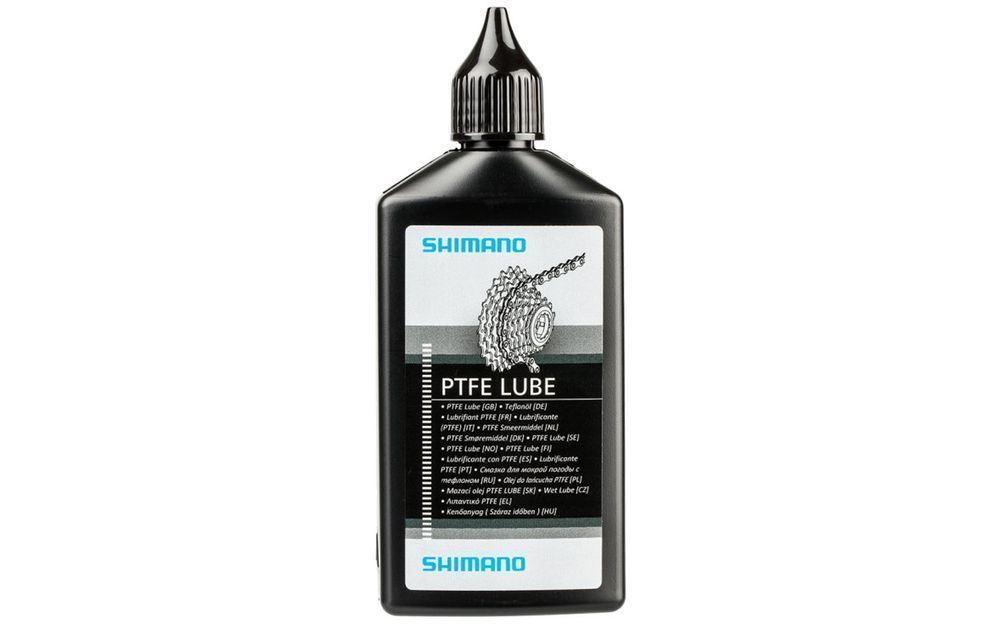 Смазка цепи Shimano для сухой погоды, флакон 100мл PTFE