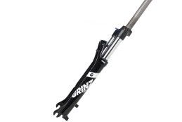 Вилка GRINZ ES 451 HLO 27,5"*1.1\8" ход 100мм, локаут гидравлический, предварительное сжатие, алюминиевая, черная-белая Вилка GRINZ ES 451 HLO 27,5"*1.1\8" ход 100мм, локаут гидравлический, предварительное сжатие, алюминиевая, черная-белая